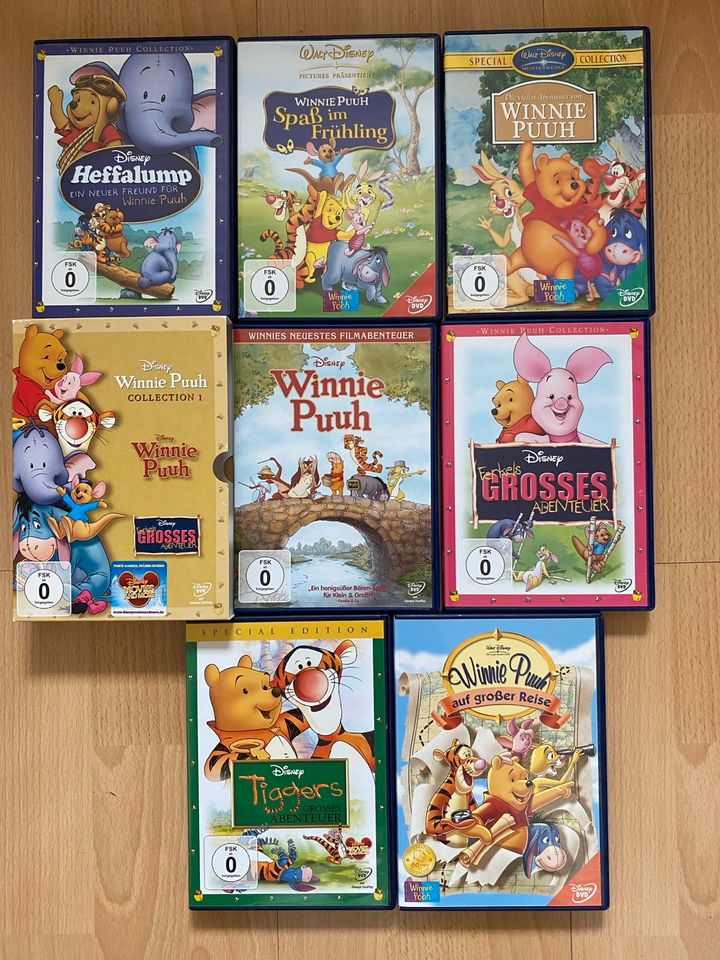 7 Disney DVD Winnie Puuh Heffalump Ferkel Großes Abenteuer Kinder in Offenbach