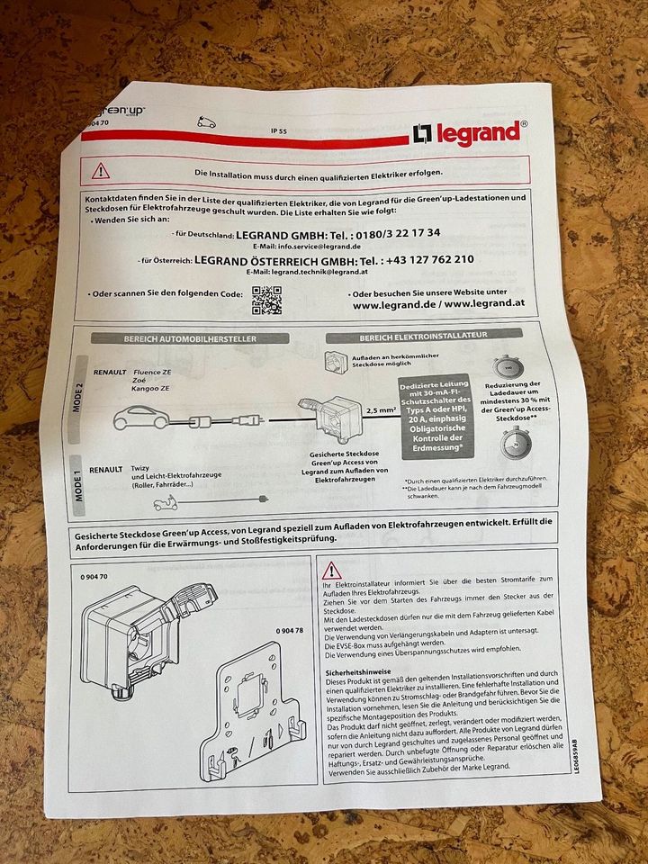 Legrand Green Up Schutzkontaktsteckdose IP55 in Braunschweig