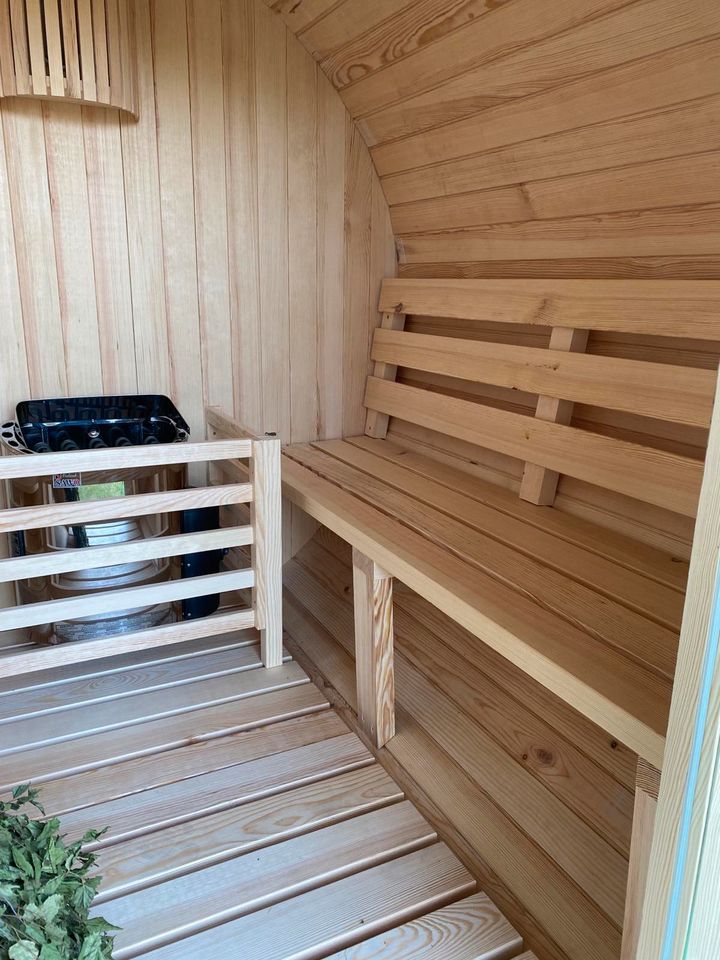 Für 4 Personen Fasssauna Sauna für Garten Saunafass in Hannover