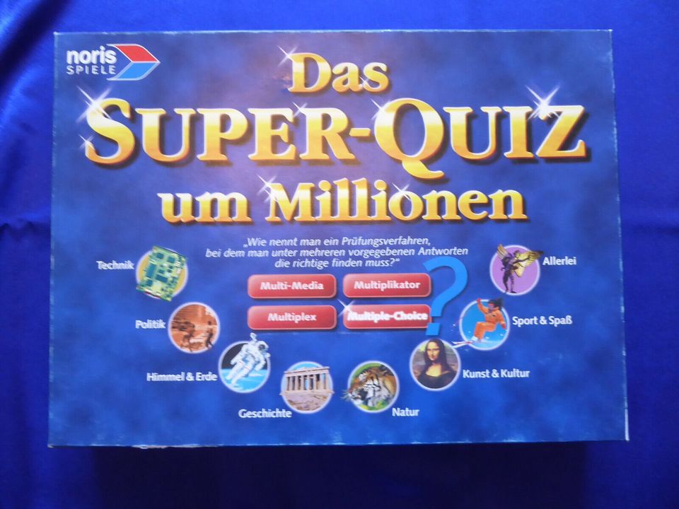 Noris Das Super-Quiz um Millionen mit 1320 Fragen und 5280 Auswah in Flintbek