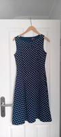 Kleid Comma blau mit weißen Punkten Gr. 34 Nordrhein-Westfalen - Nettetal Vorschau