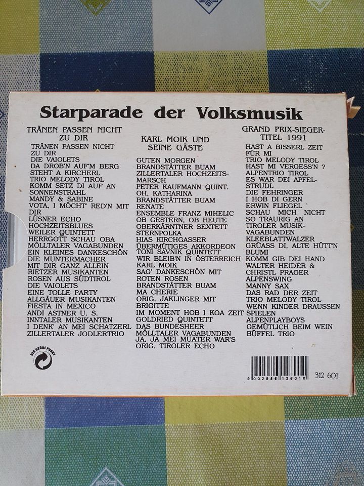 CDs Volksmusik Sattler Hertel, Nebel, Amigos etc in Zwoenitz