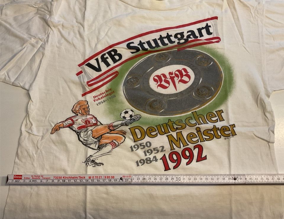 VfB Stuttgart Shirt Meister 1992 (Größe S) mit Nummer 9 in Kirchheim unter Teck