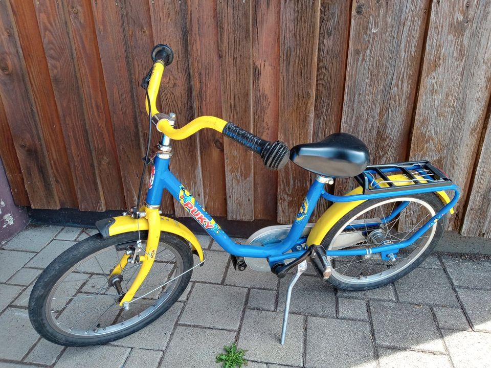 Fahrrad 18 Zoll Kinderfahrrad Blau Puky in Görwihl