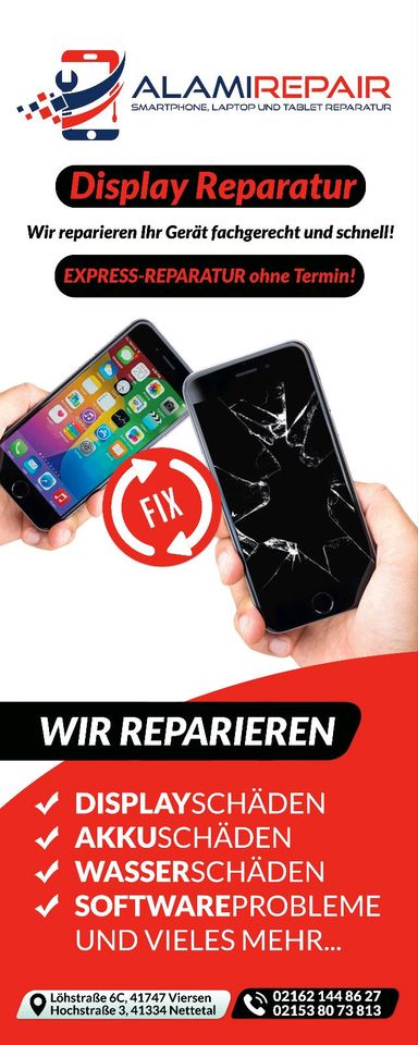 Handy Reparatur Smartphone Repair display lcd iPhone Samsung in