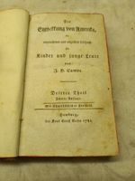 Buch:"Die Entdeckung Amerikas" von 1782 Hessen - Weilburg Vorschau