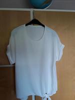 Italy Oversized Bluse Tunika Hängerchen Binden weiß Gr. 36 38 40 Niedersachsen - Achim Vorschau