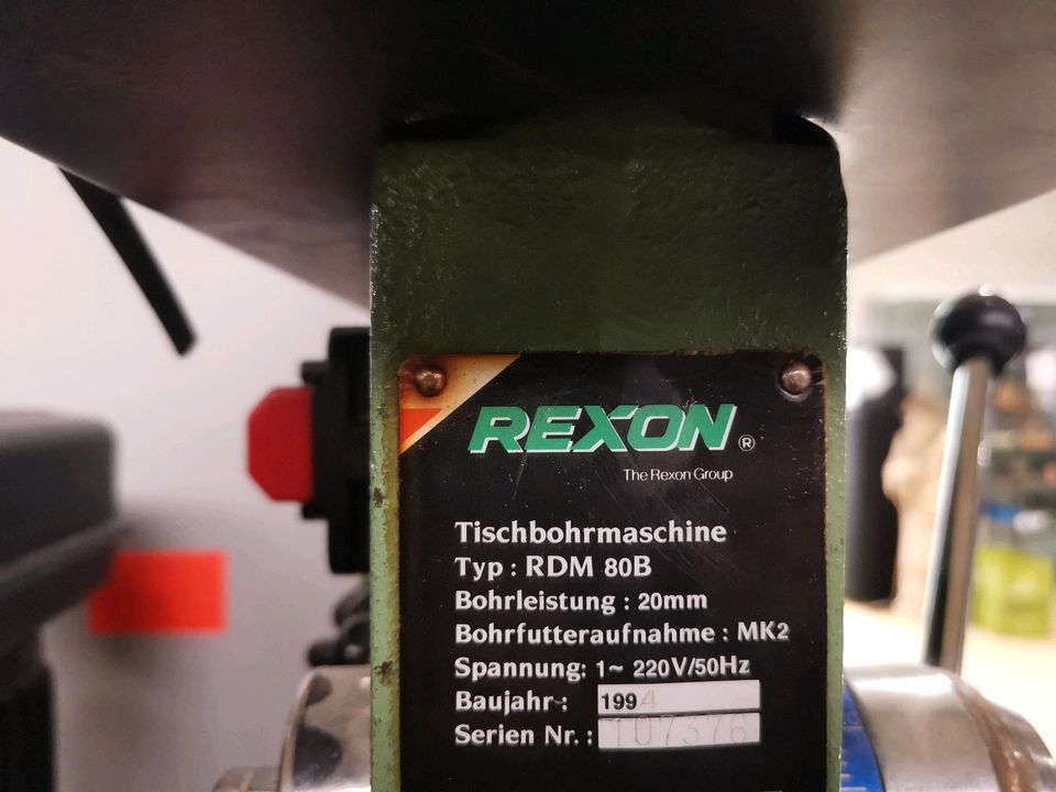 Ständerbohrmaschine Säulenbohrmaschine Tischbohrmaschine FLOTT Rexon Optimum Quantum Kräku... in Buch