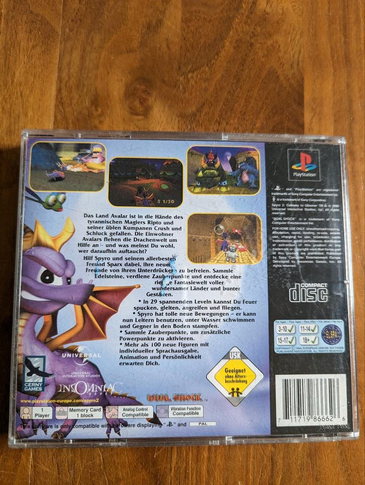 Spyro 2 Gateway to Glimmer PS1 in Calberlah