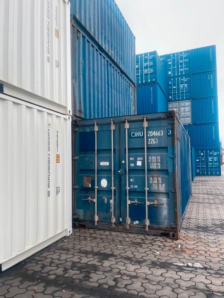 ✅ Seecontainer gebraucht 20Fuß & 40Fuß | Lieferung bundesweit | Lager ✅ in Rostock