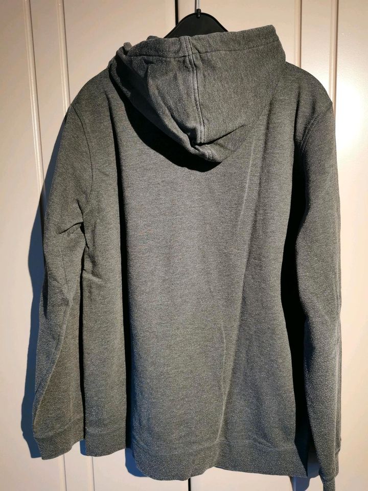 Jack and Jones Pullover Hoodie grau anthrazit in Drochtersen