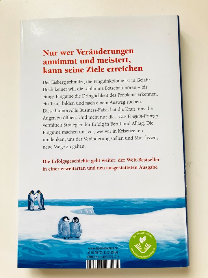 Das Pinguin Prinzip  Wie Veränderung zum Erfolg führt Change Man in Weissach im Tal
