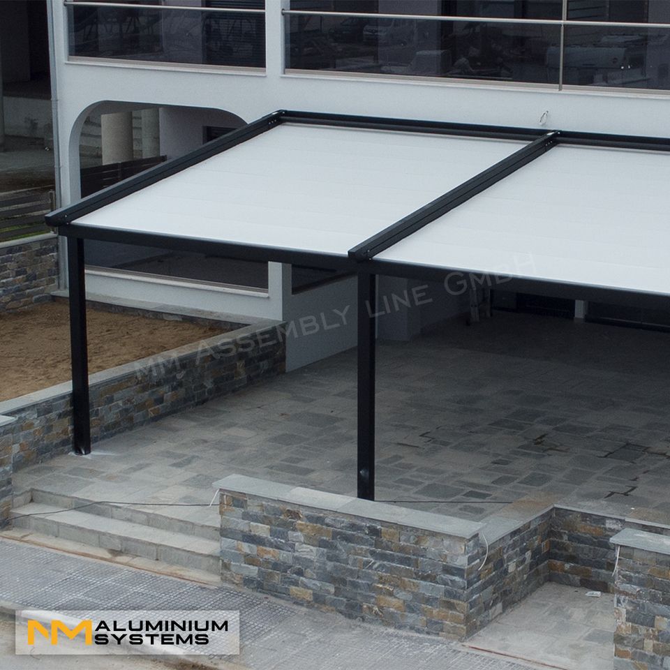 TOP ANGEBOT!Faltmarkise Pergola Faltdach Terrassenfaltdach 8x4 m in Nauheim