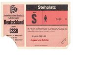 Eintrittskarte vom Länderspiel D - CSSR in Düsseldorf 1973 Nordrhein-Westfalen - Erkrath Vorschau