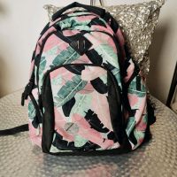 Rucksack bunt viele Fächer casual Backpack türkis rosa bananenblä Mitte - Wedding Vorschau