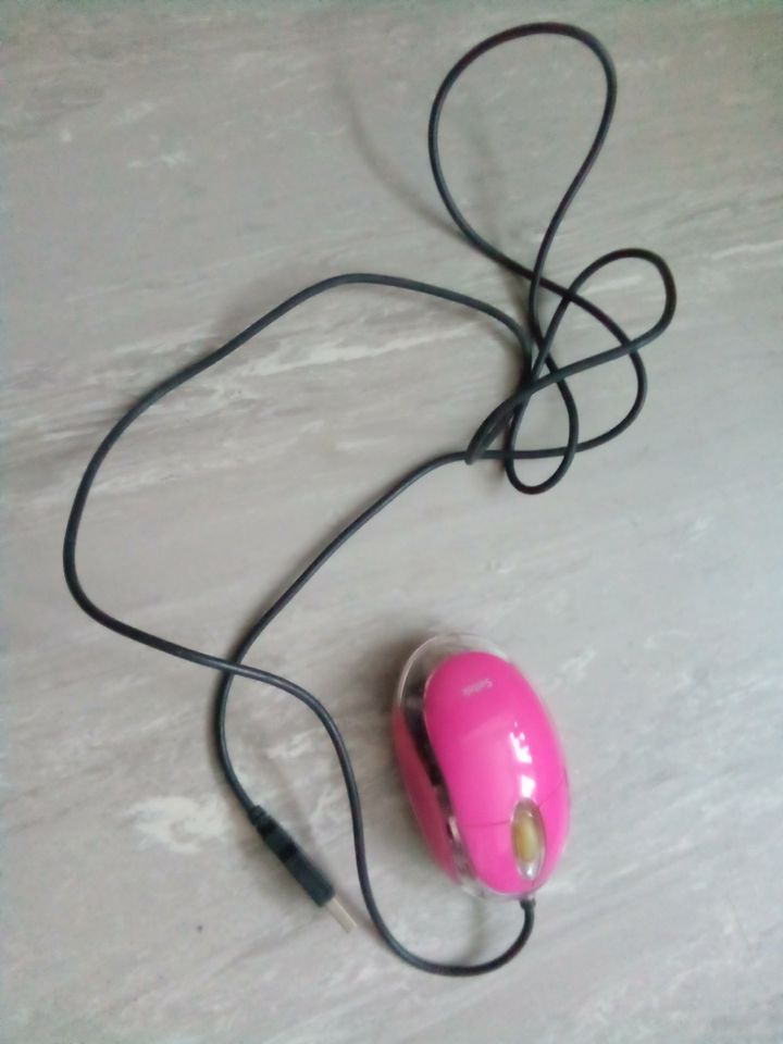 PC Maus Mouse Computer USB Anschluss Pink in Hamburg
