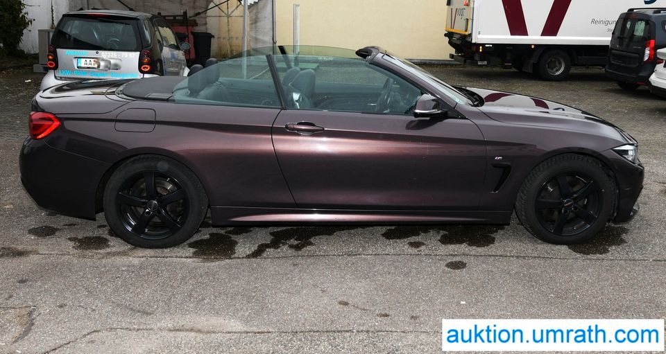 BMW 430 i M- Sport Cabrio Leder Klima Automatik Navi Shadow- Line M- Technik Aerodynamik- Paket Bi- Xenon Leasingverwertung in Neresheim