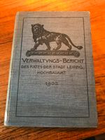Verwaltungsbericht der Stadt Leipzig Hochbauamt 1902, Buch Bayern - Bamberg Vorschau