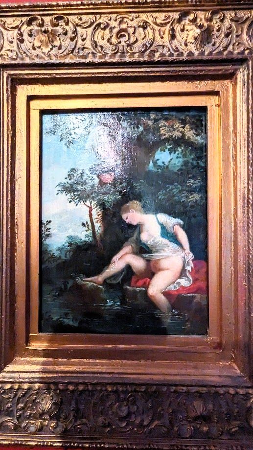 Gemälde, Akt original Ölgemälde des 18Jhd,im Stil Bouchers in Torgau