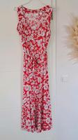 Midikleid Sommerkleid mit Bindegürtel rot weiß geblühmt Neu bpc s Niedersachsen - Verden Vorschau