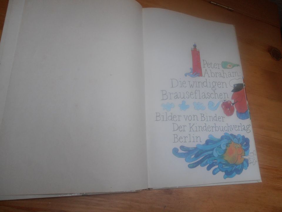 DDR Kinderbuch "Die windigen Brauseflaschen" in Greifswald
