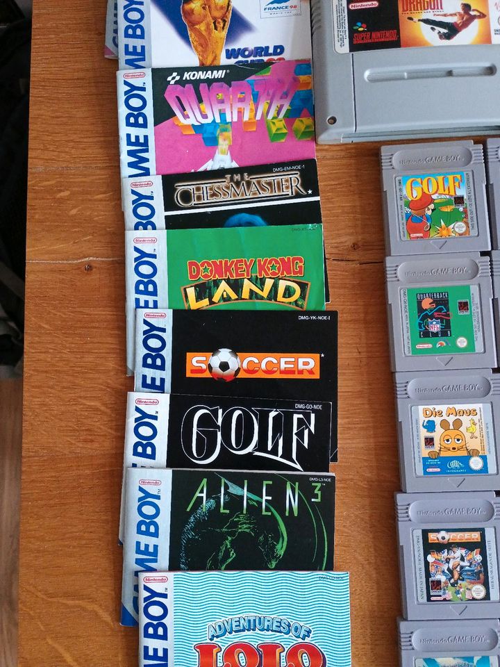 Nintendo Gameboy Classic SNES Spiele Sammlung in Fürth