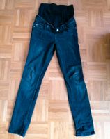 Umstandshose Umstandsjeans C&A, Gr. 36 schwarz, used-Effekt Leipzig - Marienbrunn Vorschau