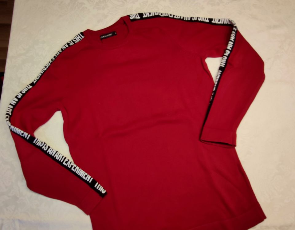 Pullover Rot LA Shirt Feinstrick Art Experiment XS 152 158 in Hannover