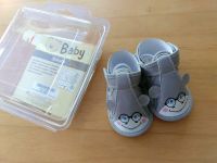 Babyschuhe Sandalen grau neu mit OVP Stoff Niedersachsen - Friesoythe Vorschau