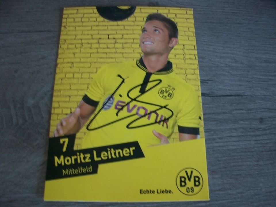 BVB Autogrammkarte von 2011 "Moritz Leitner" in Dortmund