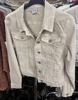 Damen Baumwolle Jeans Jacke beige schwarz Khaki s m l x Hessen - Groß-Gerau Vorschau