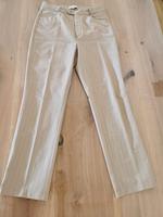 Damen Stretchhose Stoffhose, MAC Stretch, Gr. 42, beige gestreift Bayern - Drachselsried Vorschau