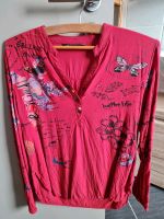 Dünne Bluse von Desigual in tollem Rot Leipzig - Engelsdorf Vorschau