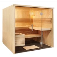 Sauna Panorama Helsinki XL Fichtenholz  214 x 215 x 204 cm Baden-Württemberg - Grenzach-Wyhlen Vorschau