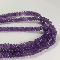 3 Echte fac. Amethyst Stränge Rondelle ( je 40 cm ) d = 7,5 mm Nordrhein-Westfalen - Recklinghausen Vorschau