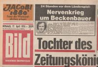 50. Geburtstag - Bild-Zeitung 17.4.1974 - Ungelesen Nordrhein-Westfalen - Erftstadt Vorschau