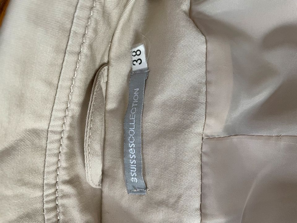 Trenchcoat, beige Größe 38 in Herbrechtingen