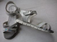 Sandalen silber mit Klettverschluss Gr.39 nur 1 X getragen Dortmund - Grevel Vorschau