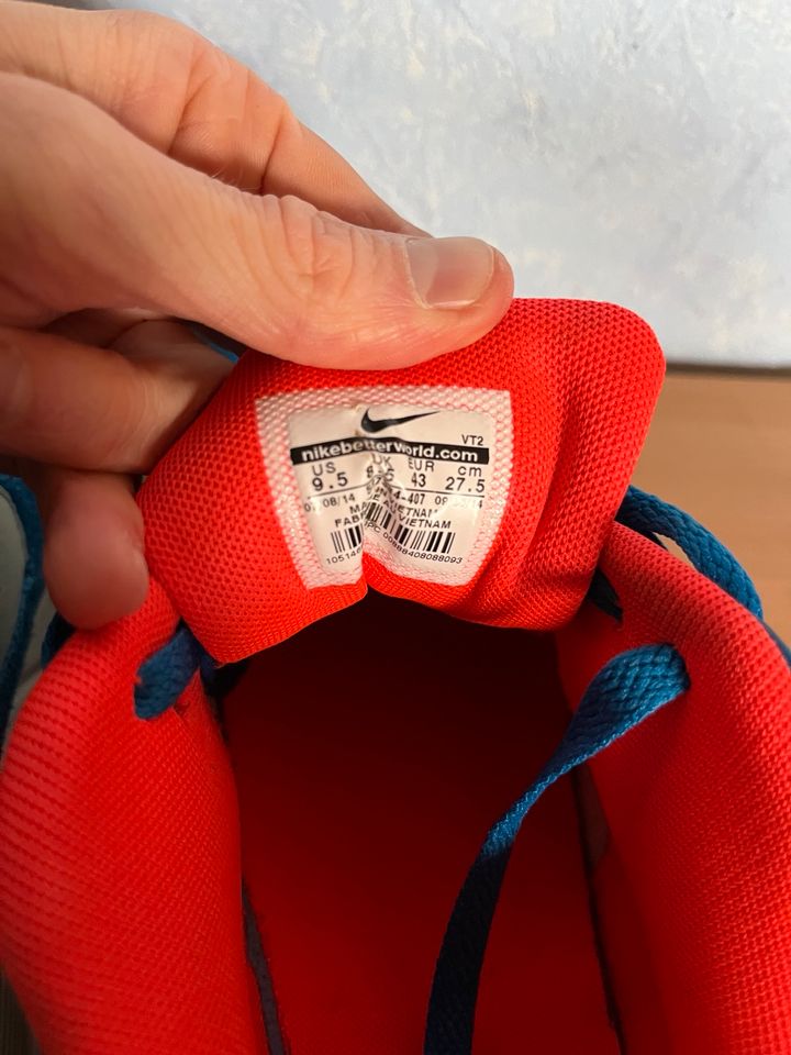 Nike Air Max Schuhe Sneaker Größe 43 blau rot weiß in Ebersdorf