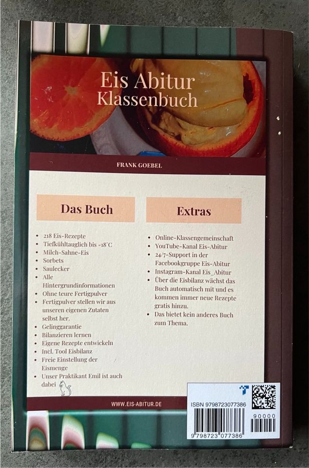 Eis Abitur Klassenbuch Taschenbuch 218 Rezepte in Blieskastel