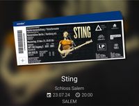 STING Live Open Air Schloss Salem 23.07.2024 Stehplatz Baden-Württemberg - Murr Württemberg Vorschau