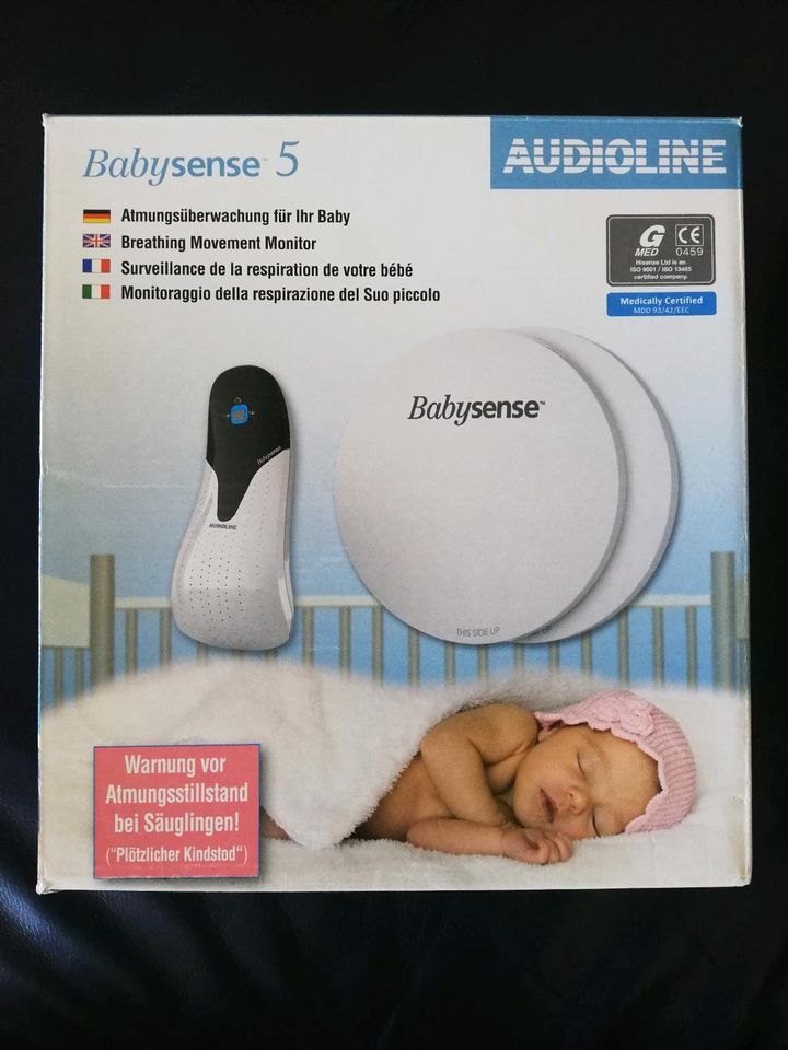 Babysense 5 Audioline Atmungsüberwachung fürs Babybett in Weiskirchen