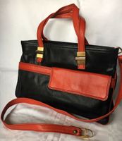 Jung-Vintage Damenhandtasche Leder schwarz/rot aus 90er Berlin - Treptow Vorschau