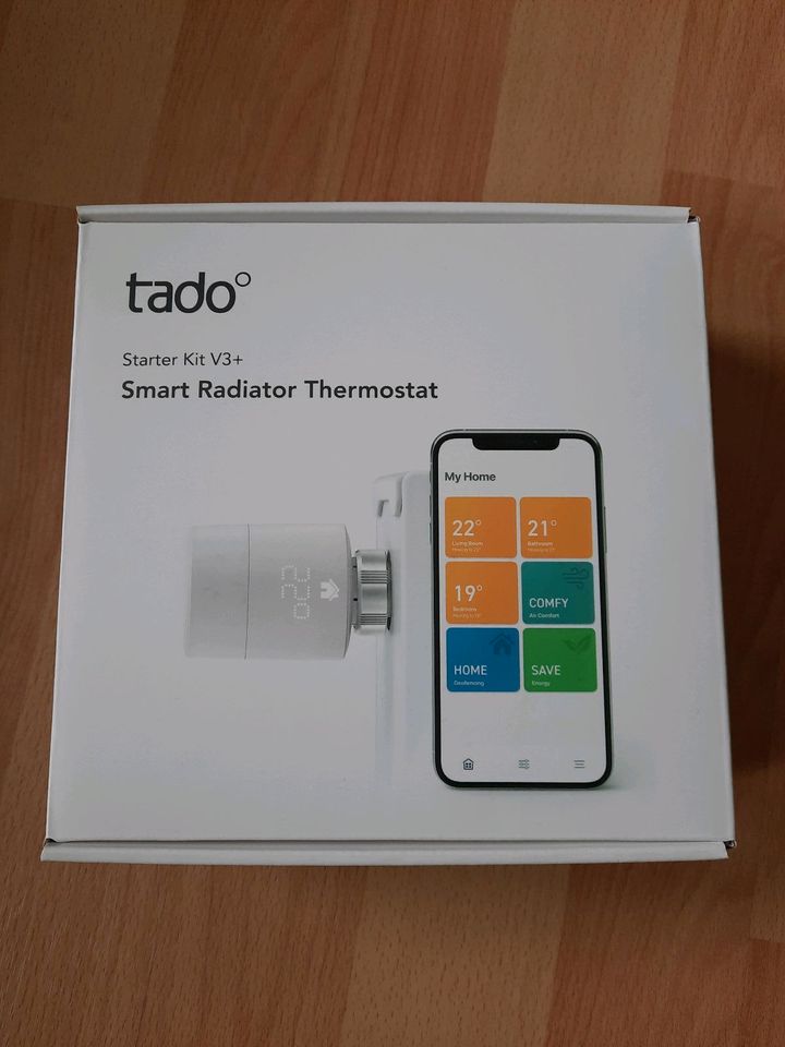 Tado° Starter Kit V3+ Smart Radiator Thermostat NEU in Netzschkau