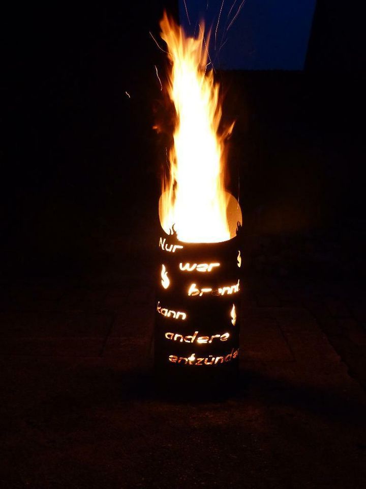 Runde Feuersäule/ Feuertonne auch als Sonderanfertigung in Asendorf (bei Bruchhausen-Vilsen)