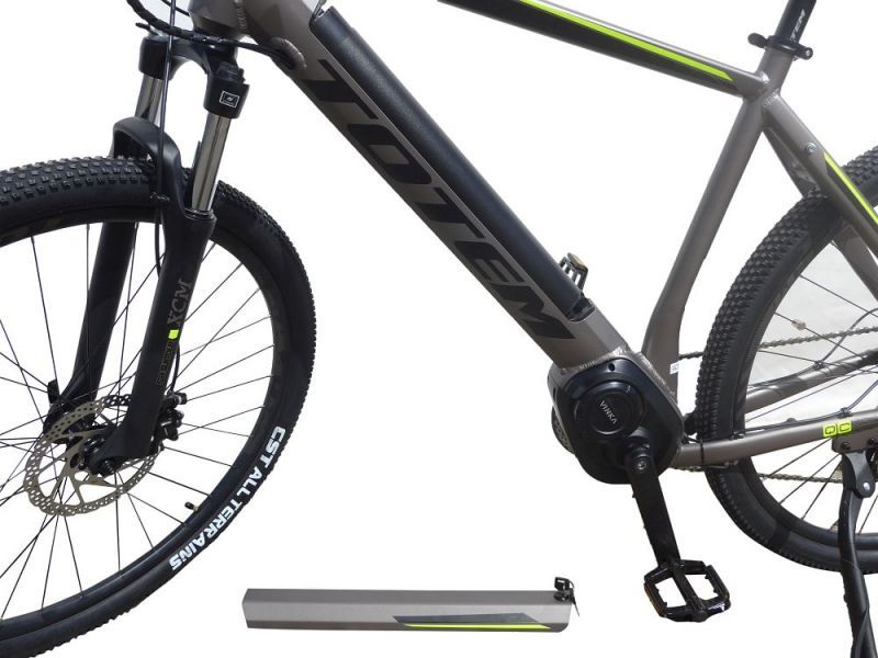 TOTEM HARDTAIL E-BIKE MAURICE SILBER SCHWARZ GELB 19 ZOLL in Bad Belzig