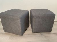 2 x Polsterhocker Hocker, rs Möbel, 40x40/42 h grau Niedersachsen - Pattensen Vorschau