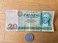 DDR Geldschein 20Mark +10Pfennig Kreis Ostholstein - Lensahn Vorschau