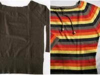 Pulli 3/4 Arm Braun Bunt Gr. S Damen uni gestreift Viskose Baumwo Nordrhein-Westfalen - Beverungen Vorschau