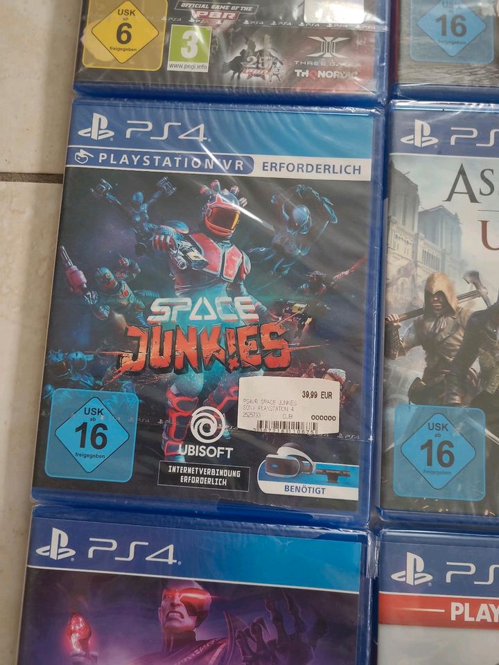 20 PS4 Spiele sind alle Neu und Orginal Verpackt in Bad Aibling